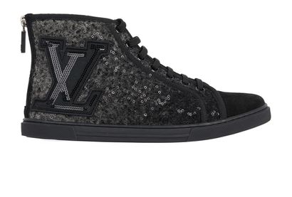 Louis Vuitton Punchy High Top Sneakers, front view