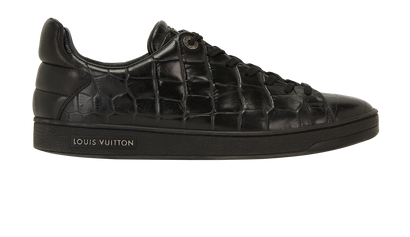 Louis Vuitton Frontrow Trainers, &pound;325, Shoes, Black, Leather, Front view