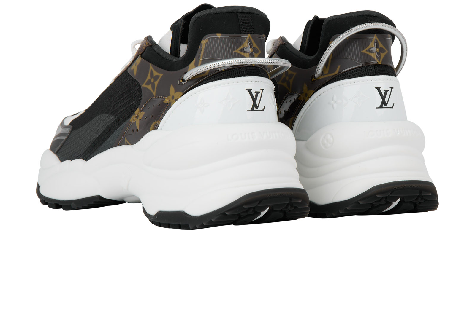 Louis Vuitton Run 55 Trainers, &pound;550, Back view
