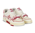 Louis Vuitton Red Strap Trainers, side view