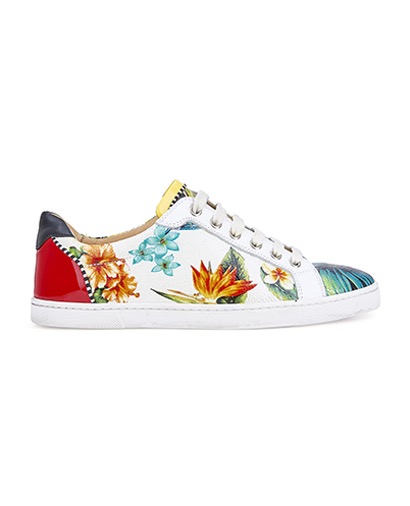 Christian Louboutin Seava Floral Sneakers, front view