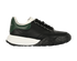 Alexander McQueen Court Trainers, &pound;220, Shoes, Black/Green/White, Leather, Front view