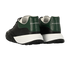 Alexander McQueen Court Trainers, &pound;220, Shoes, Black/Green/White, Leather, Back view