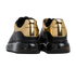 Alexander McQueen Trainers, &pound;180, Shoes, Black/Gold, Leather, Back view