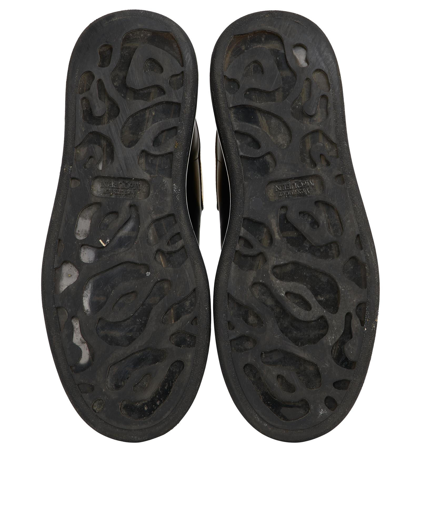 Alexander McQueen Trainers, &pound;180, Shoes, Black/Gold, Leather, Top view