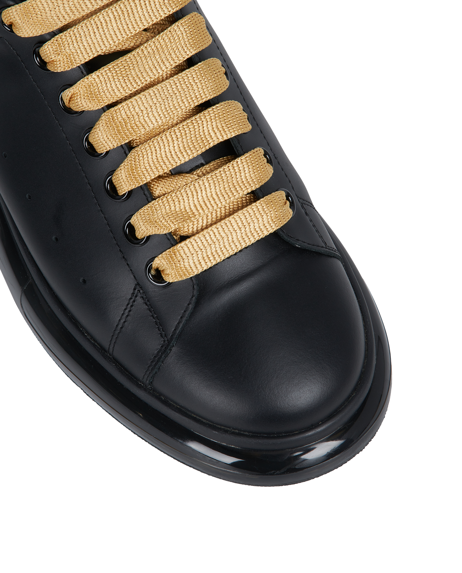 Alexander McQueen Trainers, &pound;180, Shoes, Black/Gold, Leather, Other view