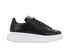 Alexander McQueen Oversized Sneakers, &pound;250, Shoes, Black, Leather, Front view
