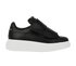 Alexander McQueen Velcro Trainers, £110, Shoes, Black, Leather, Front view