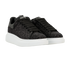 Alexander McQueen Glitter Oversized Trainers, &pound;175, Shoes, Black, Leather, Side view