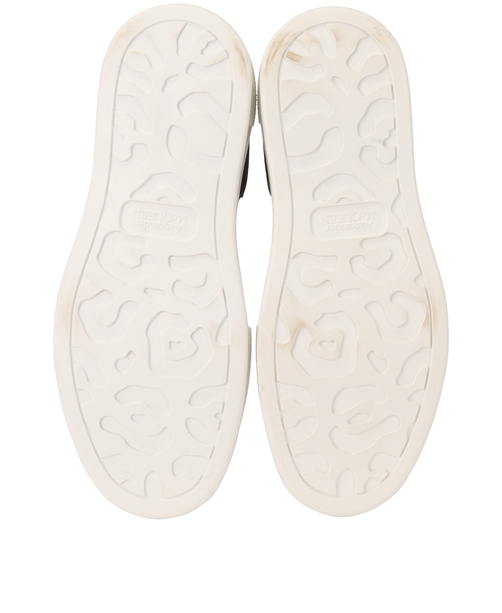 Alexander McQueen Plimsoll Trainers, &pound;120, Shoes, Black, Canvas, Top view