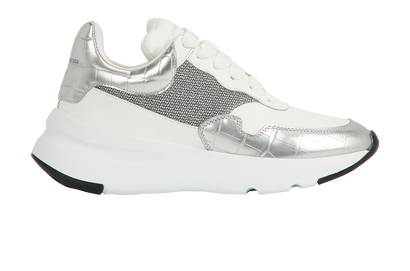 Alexander McQueen Metallic Larry Trainers, front view