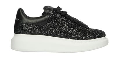 Alexander McQueen Oversized Glitter Trainers, front view