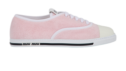 Miu Miu Tennis Trainers, Terrycloth, Pink, UK6.5, B/DB, 2*