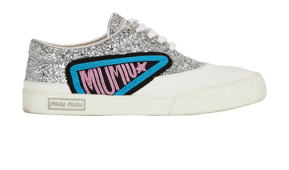 Miu Miu Sequin Trainers, front view