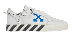 Off-White Low Vulcanized Trainers, Leather, White, UK6, B/DB, 2*