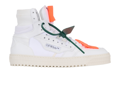 Off-White Off-Court 3.0 Trainers, &pound;220, Shoes, White, Leather, Front view