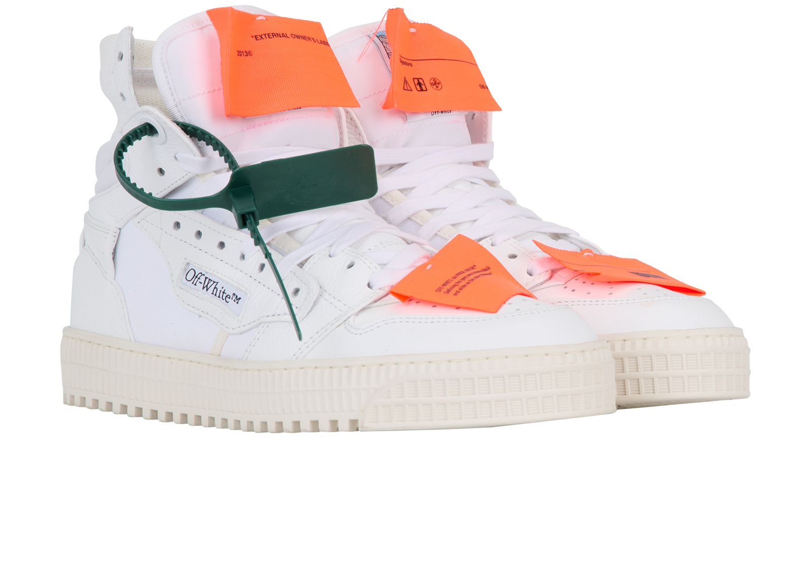 Off-White Off-Court 3.0 Trainers, &pound;220, Shoes, White, Leather, Side view