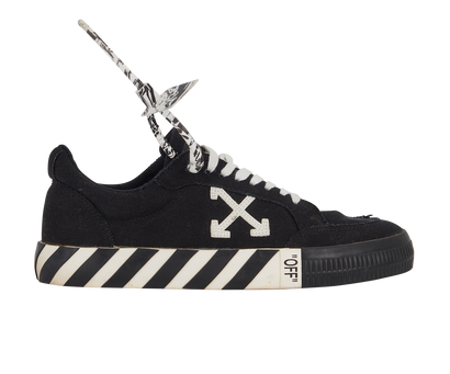 Off-White Low Top Vulcanized Trainers, front view