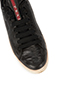 Prada Black Leather Low Top Sneakers, other view