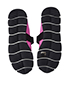 Prada Pink Neoprene Slip-On Sneakers, top view