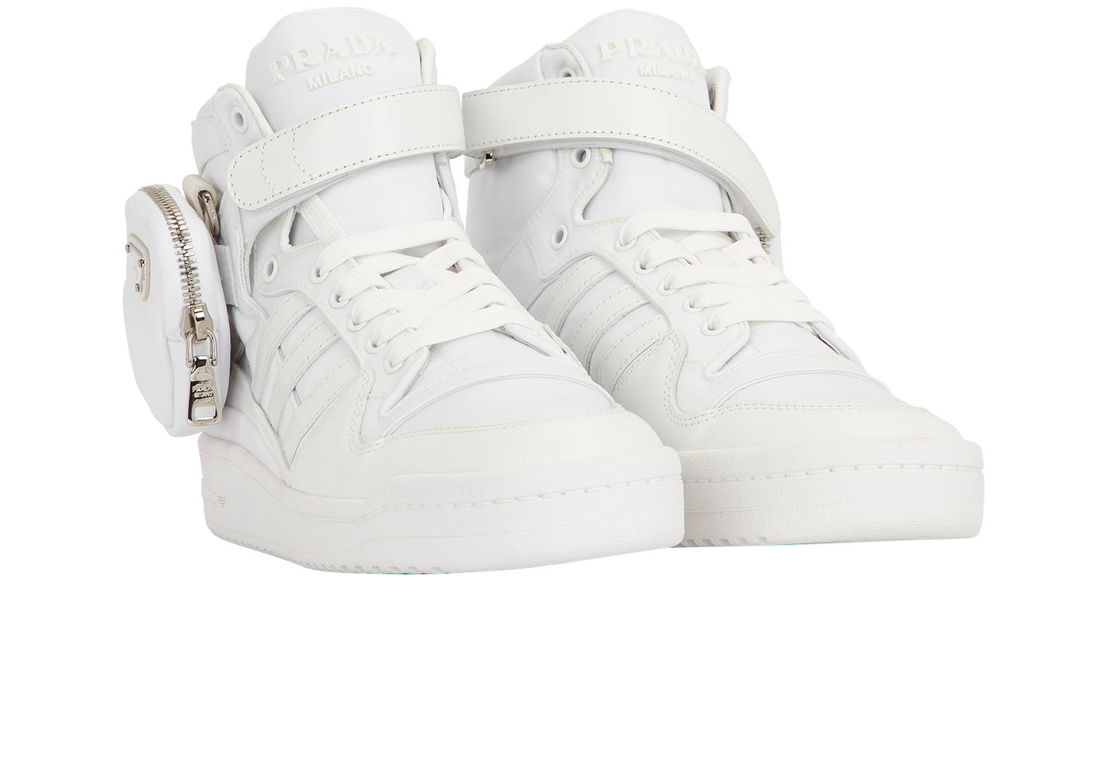 Prada x Adidas Re-Nylon High Top Trainers, Trainers Designer
