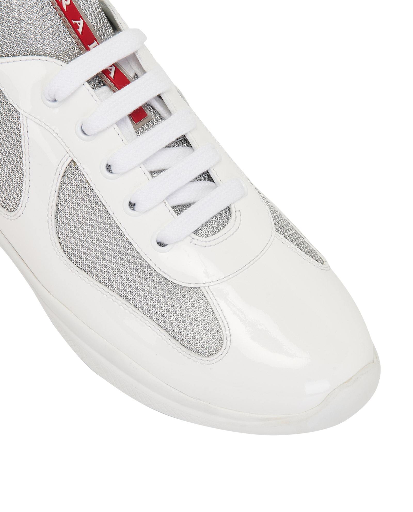 Prada America's Cup Sneakers, &pound;375, Shoes, White, Mesh, Other view