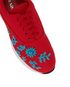 Prada Embellished Trainers, &pound;190, Shoes, Blue/Red, Nylon, Other view