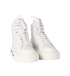 Prada High Top Sneakers, £375, Shoes, White, Leather/Nylon, Side view