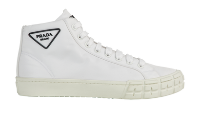 Prada Re-Nylon High Top Trainers, front view