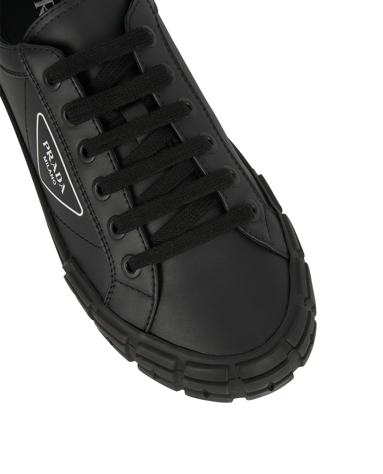 Prada Wheel Trainers, &pound;295, Shoes, Black, Leather, Other view