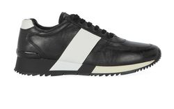 Prada Two Tone Trainers, Leather, Black/White, UK 6, DB, B, 2*