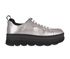 Prada Silver Trainers, front view