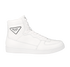 Prada Logo High Top Trainers, front view