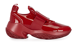 Roger Vivier Viv Run Sneakers, Patent, Red, UK5.5, Db, 3*