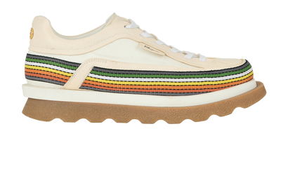 Salvatore Ferragamo Cobalt Platform Trainers, front view