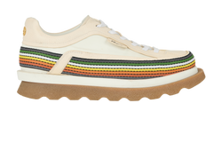 Salvatore Ferragamo Cobalt Platform Trainers, Mens, Lthr, White, UK8, 2*