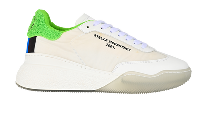 Stella McCartney Loop Trainers, &pound;190, Shoes, White, Fabric/Leather, Front view
