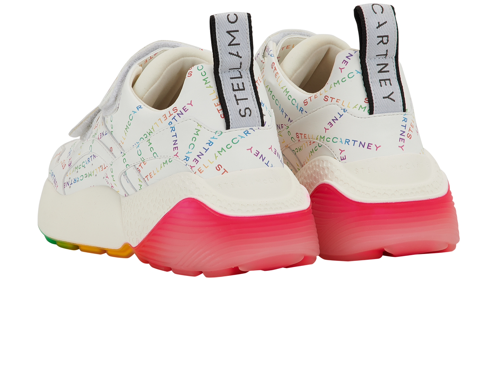 Stella McCartney Multicolor Chunky Trainers, &pound;225, Shoes, White, Leather, Back view