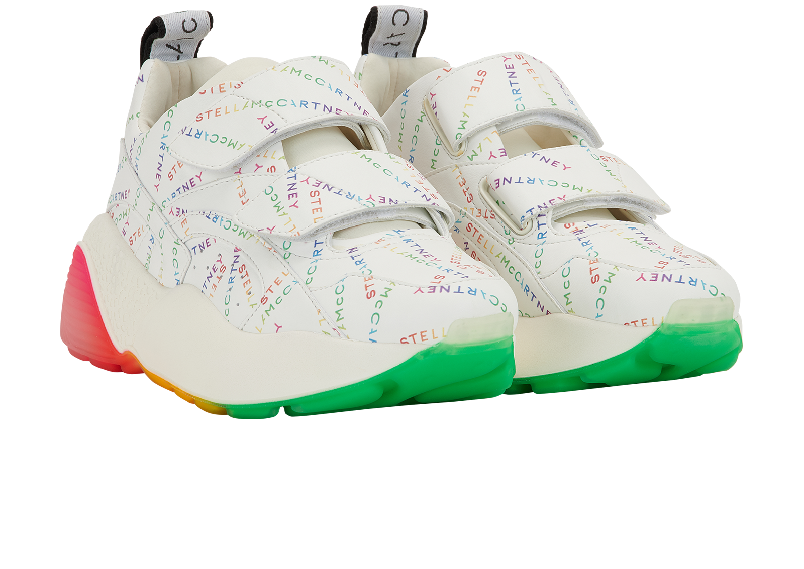 Stella McCartney Multicolor Chunky Trainers, &pound;225, Shoes, White, Leather, Side view