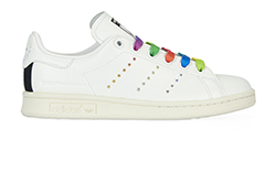 Stella McCartney Stan Smith Trainers, Faux Leather, White, UK 4, B, 3*