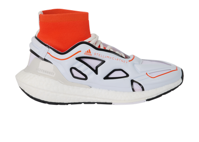 Stella McCartney x Adidas Ultraboost 22, £75, Shoes, Orange/White, Fabric, Front view