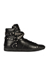 Saint Laurent Ring Chained High Top Sneakers, front view