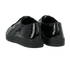 Prada Logo Low-Top Trainers, &pound;290, Shoes, Black, Patent Leather, Back view