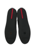 Prada Logo Low-Top Trainers, &pound;290, Shoes, Black, Patent Leather, Top view