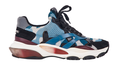 Valentino Bounce Camo Trainers, front view