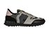 Valentino Rockstud Mesh Camo Sneakers, front view