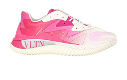 Valentino Wade Runner Sneakers, Leather/ Fabric, White/ Pink, UK5, DB/B 3*