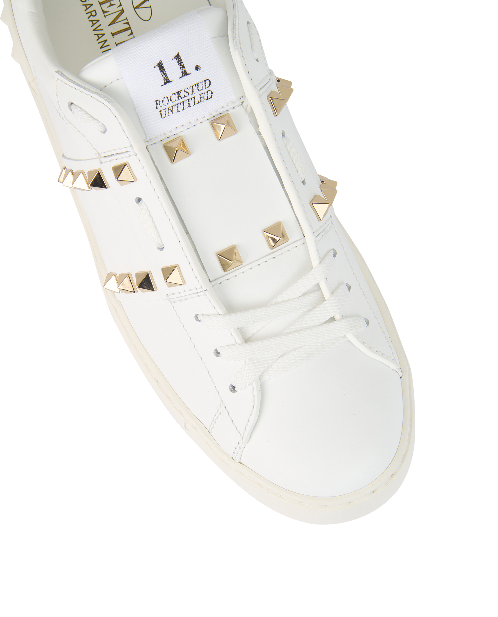 Valentino Rockstud Trainers, &pound;280, Shoes, White, Leather, Other view