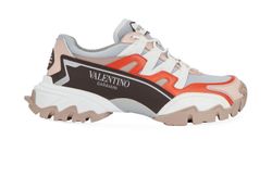 Valentino Climber Sneakers, Leather/Fabric, UK8, DB, 3*