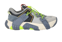 Valentino Chunky Trainers, Mens, Leather/Mesh, Grey, UK6, 2*